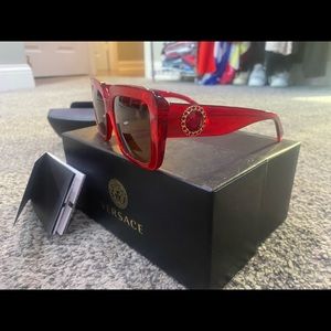 Red Versace Sunglasses